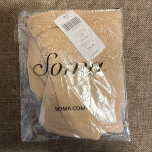 NWT Soma Vanishing Edge Cotton with Lace Hipster. Size XXL.